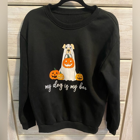 SHEIN Tops - NWOT. My dog is my boo sweatshirt